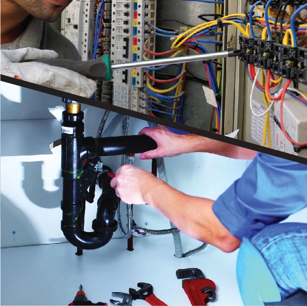 Image of plumbing and electrical